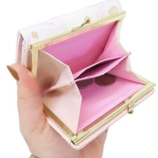 マイメロディ 口金 がま口 三つ折り ウォレット 財布 サンリオ SR36-2 < 女性ファッション  マイメロディ 口金 がま口 三つ折り ウォレット 財布 サンリオ SR36-2 < 女性ファッションの