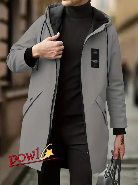 メンズジャケットフルジップ調整可能フード付きハイキングから普段着迄防風防寒コート < 男性ファッション メンズジャケットフルジップ調整可能フード付きハイキングから普段着迄防風防寒コート < 男性ファッションの