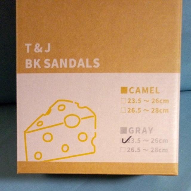 �g���ƃW�F���[�@BK SANDAL �O���[23.5�`26�p