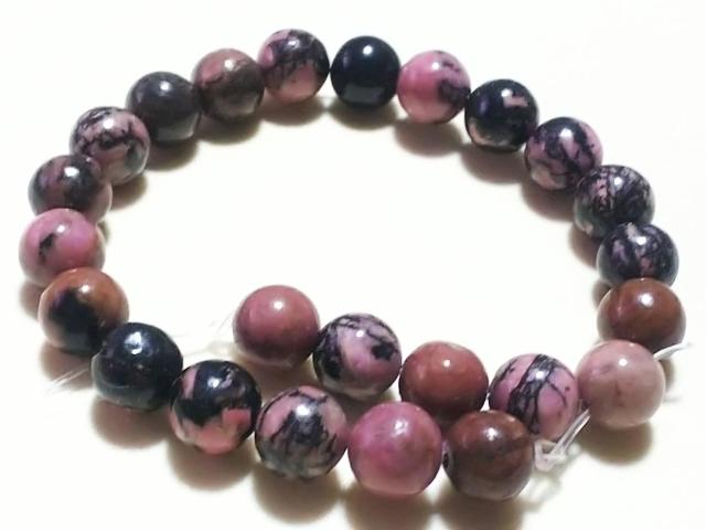 天然石★ロードナイト ラウンド8mm 半連 < 女性アクセサリー/時計 天然石★ロードナイト ラウンド8mm 半連 < 女性アクセサリー/時計の