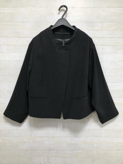 新品☆3L喪服礼服ナチュラル系ワンピーススーツ黒26,290円2WAY☆R233 < 女性ファッション 新品☆3L喪服礼服ナチュラル系ワンピーススーツ黒26,290円2WAY☆R233 < 女性ファッションの