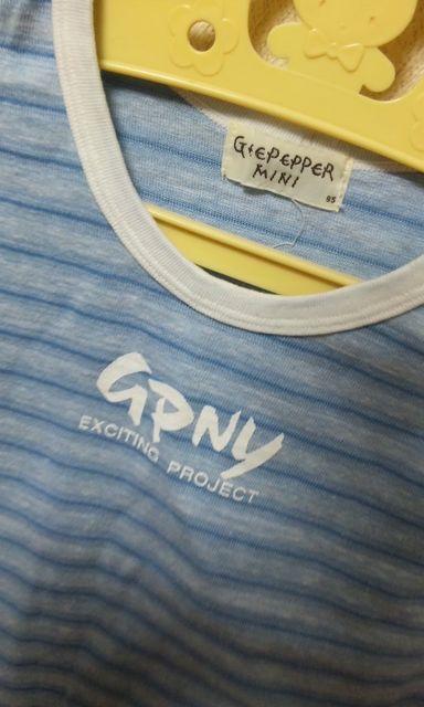 水色タンクトップ★95p★美品★肩ドットボタン < キッズ/ベビー 水色タンクトップ★95p★美品★肩ドットボタン < キッズ/ベビーの