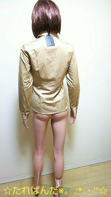 新品タグ付☆INTER PLANET☆胸元フリA光沢ブラウスT84☆3点で即落 < ブランド  新品タグ付☆INTER PLANET☆胸元フリA光沢ブラウスT84☆3点で即落 < ブランドの