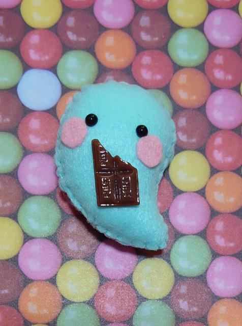 ハンドメイド♪マグネットマスコット『チョコ大好きおばけ』B < ペット/手芸/園芸  ハンドメイド♪マグネットマスコット『チョコ大好きおばけ』B  < ペット/手芸/園芸の