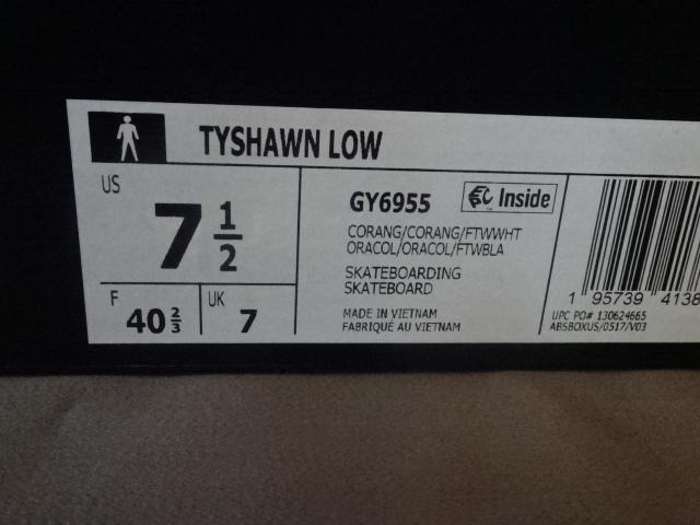 { AfB_XSB TYSHAWN LOW WHT x OR@25.5a  jt@bV 