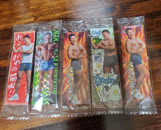 新品未開封 なかやまきんに君 ステッカー 5枚 チョコ シール  < タレントグッズ  新品未開封 なかやまきんに君 ステッカー 5枚 チョコ シール   < タレントグッズの