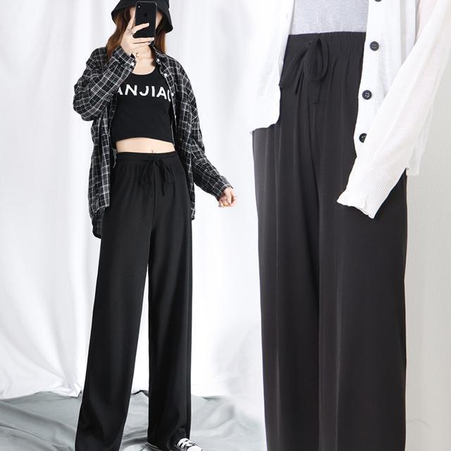 送料無料 新品 ロングパンツ レディース ワイドパンツ ハイウエスト リラックスパンツ < 女性ファッション  送料無料 新品 ロングパンツ レディース ワイドパンツ ハイウエスト リラックスパンツ < 女性ファッションの