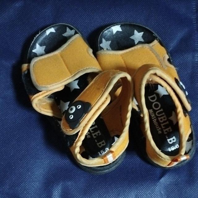 DOUBLE.B 15.0cm サンダル 男女兼用 < キッズ/ベビー  DOUBLE.B 15.0cm サンダル 男女兼用 < キッズ/ベビーの