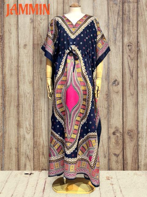 アフリカン柄ロングワンピ エスニック アフリカン ヒッピー アジアン < 女性ファッション アフリカン柄ロングワンピ エスニック アフリカン ヒッピー アジアン < 女性ファッションの