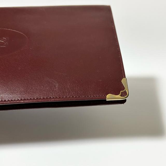 美品 Cartier カルティエ マストライン レザー 二つ折り 長財布 ボルドー < ブランド 美品 Cartier カルティエ マストライン レザー 二つ折り 長財布 ボルドー < ブランドの