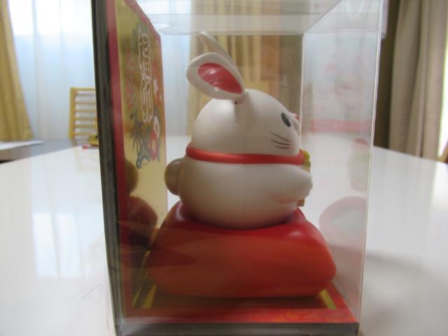 ソーラー スイング 幸せ招き卯 ウサギ 白色 単品 < おもちゃ ソーラー スイング 幸せ招き卯 ウサギ 白色 単品 < おもちゃの