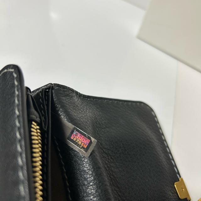美品 Chloe クロエ 二つ折り長財布 ブラック レザー B07P5M < ブランド 美品 Chloe クロエ 二つ折り長財布 ブラック レザー B07P5M < ブランドの