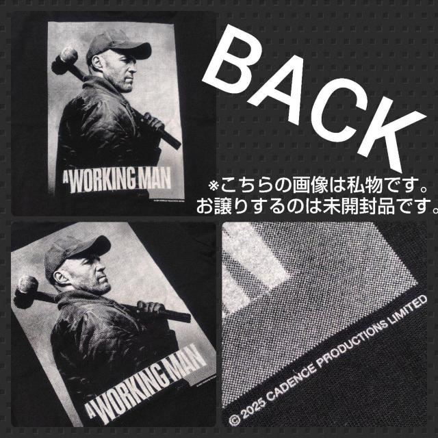 映画『ワーキングマン』の【背中で語る!現場ステイサムTシャツ(L)】新品★ジェイソン・ステイサム < 男性ファッション 映画『ワーキングマン』の【背中で語る!現場ステイサムTシャツ(L)】新品★ジェイソン・ステイサム < 男性ファッションの