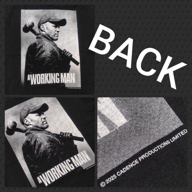 映画『ワーキングマン』の【背中で語る!現場ステイサムTシャツ(L)】新品★ジェイソン・ステイサム < 男性ファッション 映画『ワーキングマン』の【背中で語る!現場ステイサムTシャツ(L)】新品★ジェイソン・ステイサム < 男性ファッションの