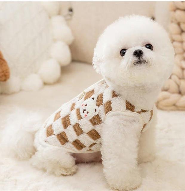 犬猫兼用 背中開き Dカン付き 防寒 ふわふわコットンベスト 着脱簡単 抜け毛対策 防寒着 < ペット/手芸/園芸 犬猫兼用 背中開き Dカン付き 防寒 ふわふわコットンベスト 着脱簡単 抜け毛対策 防寒着 < ペット/手芸/園芸の