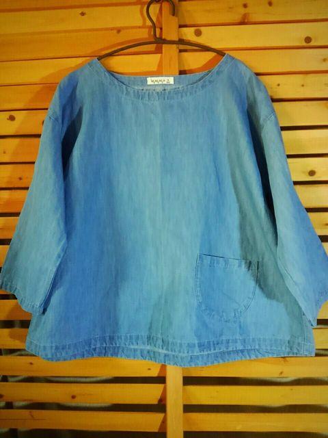 ●サマンサモスモス●リネンデニム ゆるプルオーバー < ブランド ●サマンサモスモス●リネンデニム ゆるプルオーバー < ブランドの