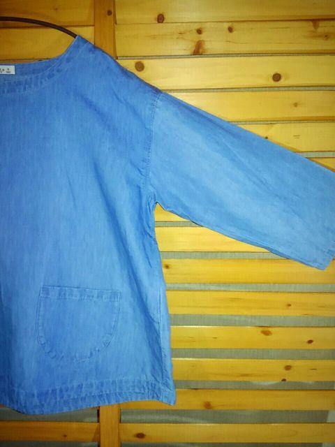 ●サマンサモスモス●リネンデニム ゆるプルオーバー < ブランド ●サマンサモスモス●リネンデニム ゆるプルオーバー < ブランドの