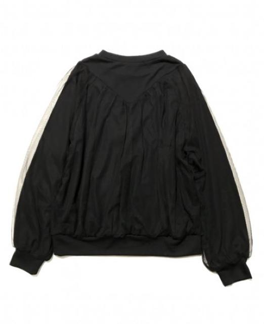 GREENPARKS〓チュール重ねラグランカットソー黒(F)新品〓 < ブランド GREENPARKS〓チュール重ねラグランカットソー黒(F)新品〓 < ブランドの