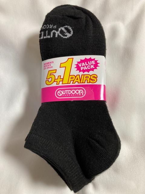 OUTDOOR アウトドア 靴下 ソックス 3色 6足 レディース ベリーショート < 女性ファッション  OUTDOOR アウトドア 靴下 ソックス 3色 6足 レディース ベリーショート  < 女性ファッションの