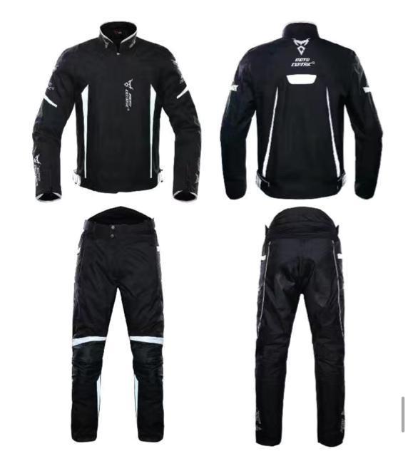 メンズ バイクジャケット上下セット プロテクター装備 防風 寒 < 自動車/バイク メンズ バイクジャケット上下セット プロテクター装備 防風 寒 < 自動車/バイク
