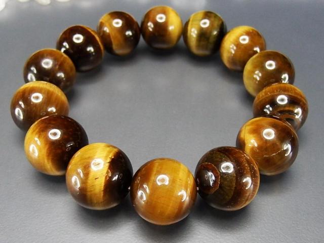 タイガーアイ大玉約16mm前後数珠ブレスレット人気天然石虎目石メンズLL+サイズ < 男性アクセサリー/時計  タイガーアイ大玉約16mm前後数珠ブレスレット人気天然石虎目石メンズLL+サイズ < 男性アクセサリー/時計の