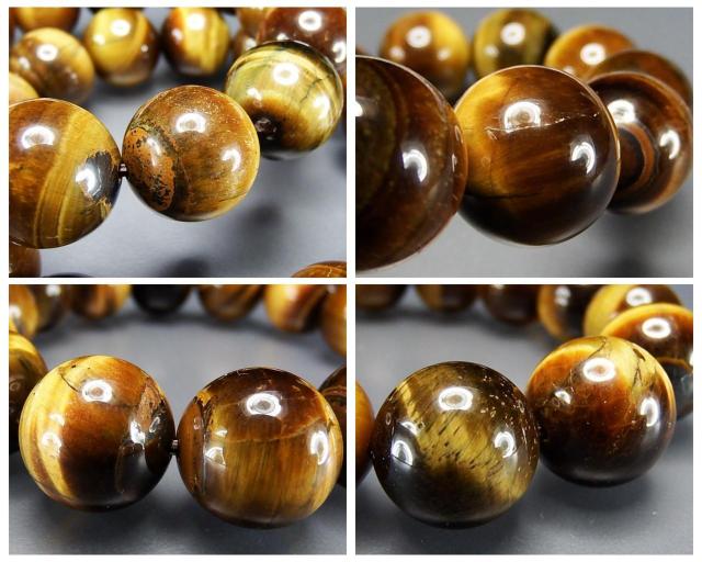 タイガーアイ大玉約16mm前後数珠ブレスレット人気天然石虎目石メンズLL+サイズ < 男性アクセサリー/時計  タイガーアイ大玉約16mm前後数珠ブレスレット人気天然石虎目石メンズLL+サイズ < 男性アクセサリー/時計の