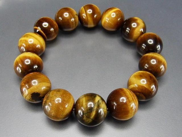 タイガーアイ大玉約16mm前後数珠ブレスレット人気天然石虎目石メンズLL+サイズ < 男性アクセサリー/時計  タイガーアイ大玉約16mm前後数珠ブレスレット人気天然石虎目石メンズLL+サイズ < 男性アクセサリー/時計の