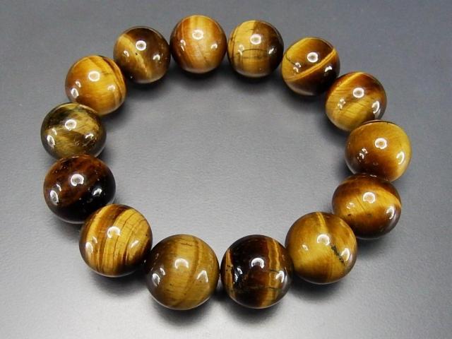 タイガーアイ大玉約16mm前後数珠ブレスレット人気天然石虎目石メンズLL+サイズ < 男性アクセサリー/時計  タイガーアイ大玉約16mm前後数珠ブレスレット人気天然石虎目石メンズLL+サイズ < 男性アクセサリー/時計の