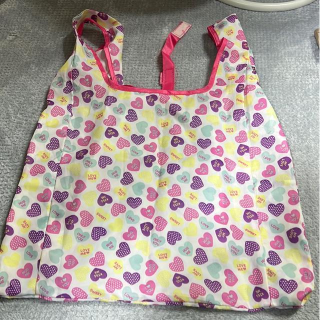 (新品)エコバッグ(ハート柄) < 女性ファッション  (新品)エコバッグ(ハート柄)  < 女性ファッションの