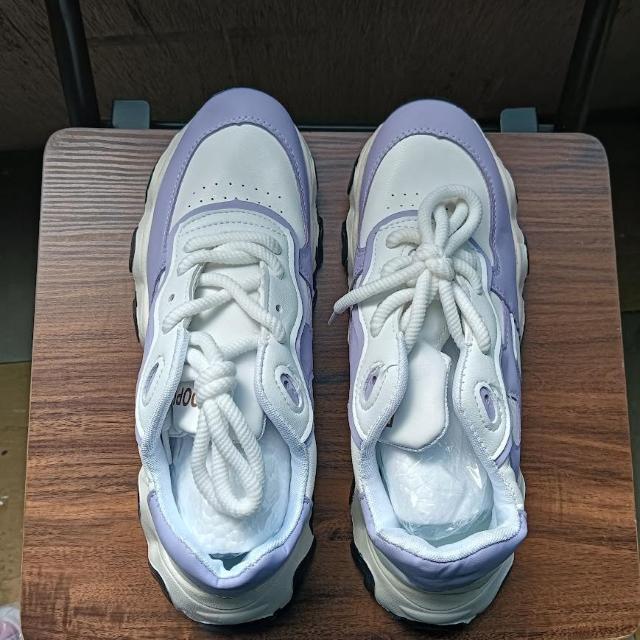 新品 25cm レディース スニーカー ホワイト 厚底 シューズ 靴 身長アップ < 女性ファッション  新品 25cm レディース スニーカー ホワイト 厚底 シューズ 靴 身長アップ < 女性ファッションの