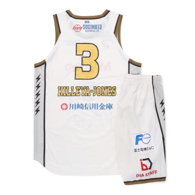 #3 �T�b�V���E�L�����E�W���[���Y�I�蒅�p 2024-25�I�[�Z���e�B�b�N���j�t�H�[��(AWAY�j�㉺�Z�b�g(���M�T�C������)