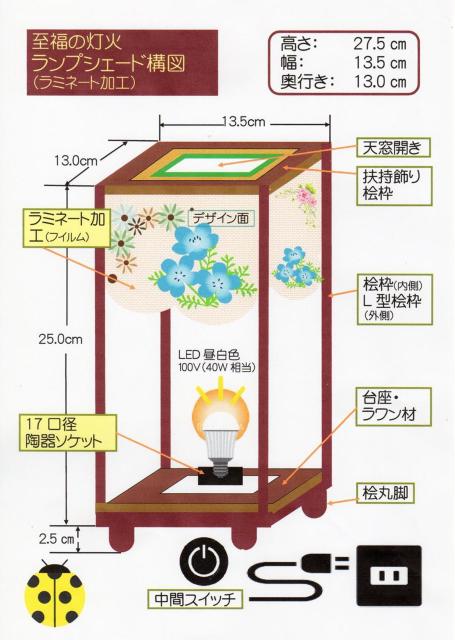粗目和紙の温もりを/家紋の止まり木=「左三つ巴」/至福の灯火/LED・檜枠造・フイルム加工・軽量/ < 家電/AV  粗目和紙の温もりを/家紋の止まり木=「左三つ巴」/至福の灯火/LED・檜枠造・フイルム加工・軽量/ < 家電/AVの