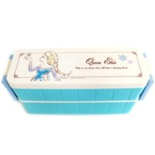 《New》アナと雪の女王/エルサ★お箸付・2段式*スリムタイト.ランチボックス(弁当箱) < インテリア/ライフ  《New》アナと雪の女王/エルサ★お箸付・2段式*スリムタイト.ランチボックス(弁当箱) < インテリア/ライフの