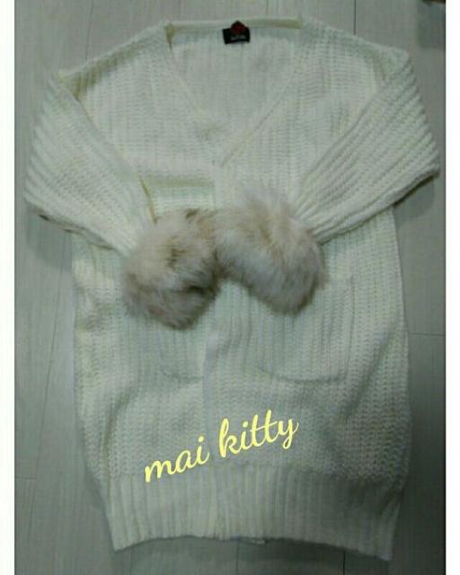 袖ファーカーディガン < ブランド  袖ファーカーディガン < ブランドの