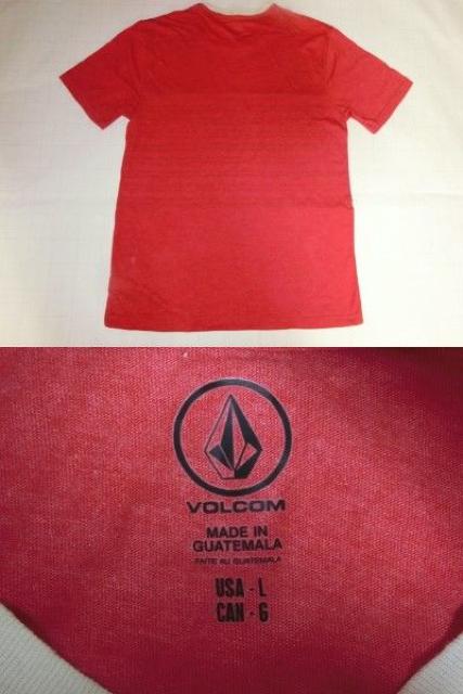 ボルコム【VOLCOM】ボーダー柄 ポケット付TシャツUS L < ブランド  ボルコム【VOLCOM】ボーダー柄 ポケット付TシャツUS L < ブランドの