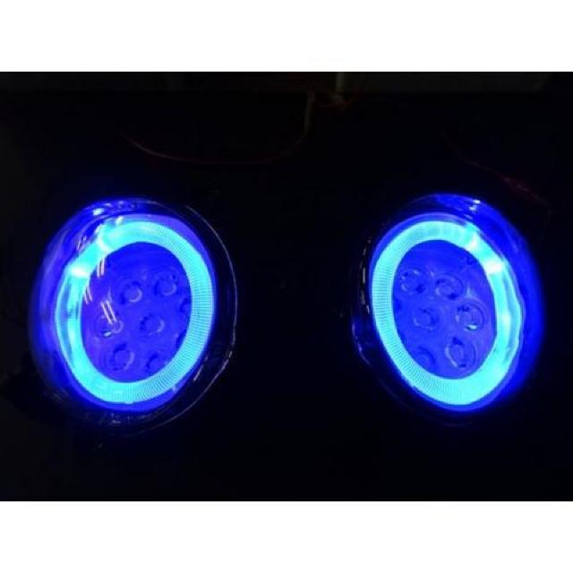 トヨタ LEDイカリングフォグランプ フォグライト青 エスティマアクアウィッシュアクシオイストカムリプレミオ < 自動車/バイク トヨタ LEDイカリングフォグランプ フォグライト青 エスティマアクアウィッシュアクシオイストカムリプレミオ < 自動車/バイク