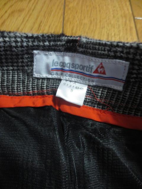 le coq sportif GOLF ルコック 毛 パンツ スラックス 9 (63-65) 潟fサント < レジャー/スポーツ le coq sportif GOLF ルコック 毛 パンツ スラックス 9 (63-65) 潟fサント < レジャー/スポーツの