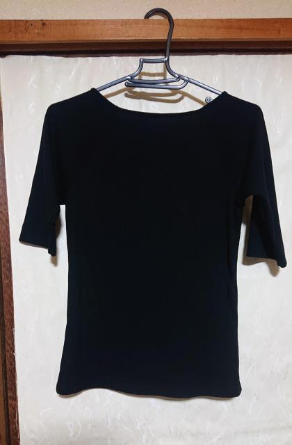 最終値下※strawberry-fields ストロベリーフィールズ 5部袖ボートネックリブニット ブラック < ブランド 最終値下※strawberry-fields ストロベリーフィールズ 5部袖ボートネックリブニット ブラック < ブランドの