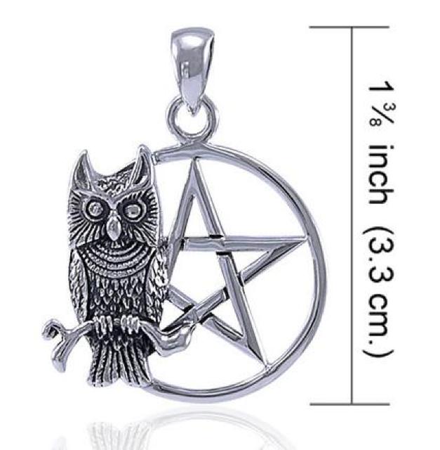 PS: Sitting Owl with Pentacle Pendant  ANZT[/v 