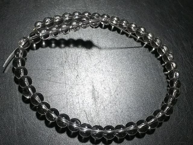 天然石★水晶 ラウンド4mm 半連 < 女性アクセサリー/時計 天然石★水晶 ラウンド4mm 半連 < 女性アクセサリー/時計の