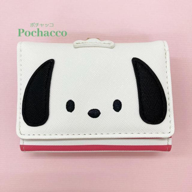 ポチャッコ 財布 ダイカット 口金財布 がま口 三つ折り ウォレット サンリオ < 女性ファッション ポチャッコ 財布 ダイカット 口金財布 がま口 三つ折り ウォレット サンリオ < 女性ファッションの