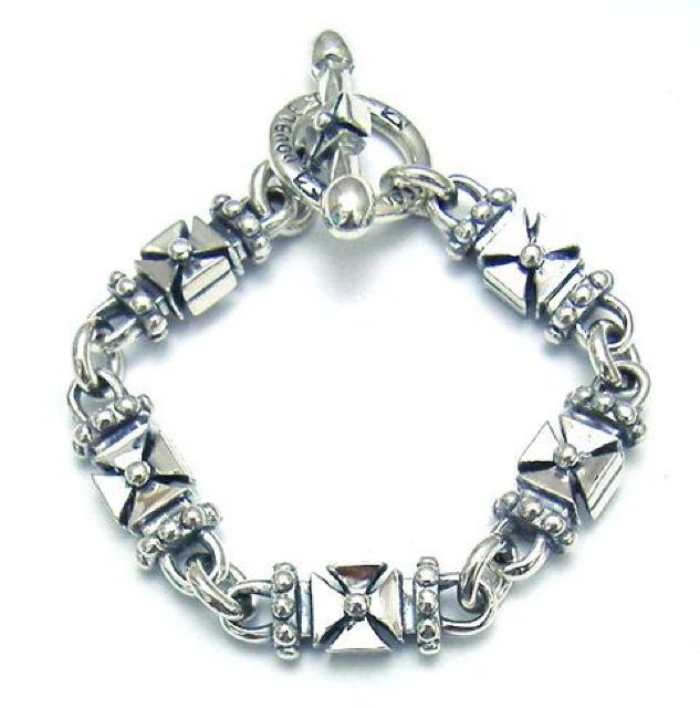 5キューブクロスブレス シルバー925 < 男性アクセサリー/時計  5キューブクロスブレス シルバー925  < 男性アクセサリー/時計の