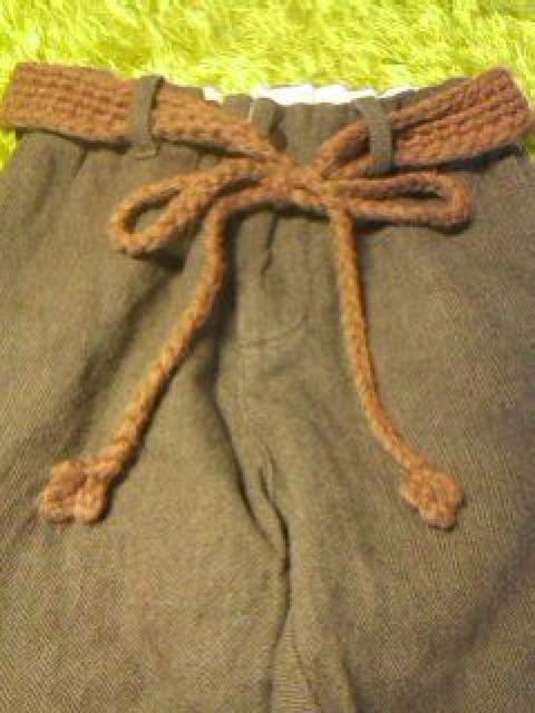 ●UNICA● ニットベルトナチュラルパンツ110美品 < ブランド ●UNICA● ニットベルトナチュラルパンツ110美品 < ブランドの