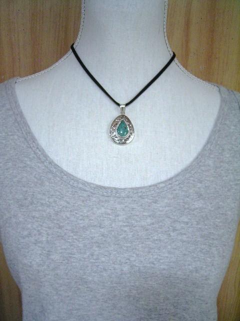 ☆即決☆silver925*ターコイズペンダントトップ 4.6センチ < 女性アクセサリー/時計 ☆即決☆silver925*ターコイズペンダントトップ 4.6センチ < 女性アクセサリー/時計の