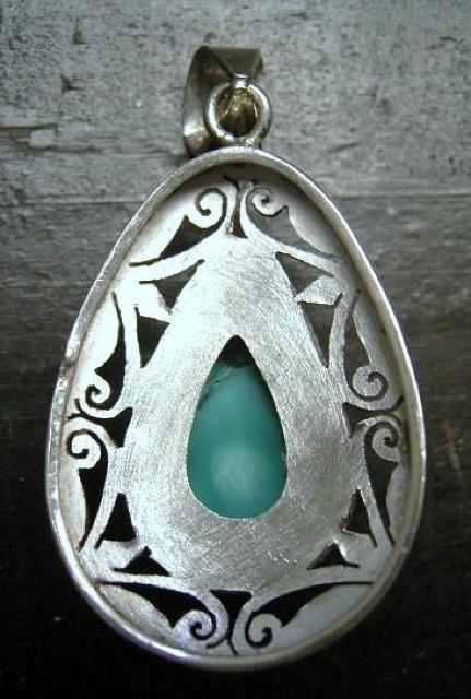 ☆即決☆silver925*ターコイズペンダントトップ 4.6センチ < 女性アクセサリー/時計 ☆即決☆silver925*ターコイズペンダントトップ 4.6センチ < 女性アクセサリー/時計の