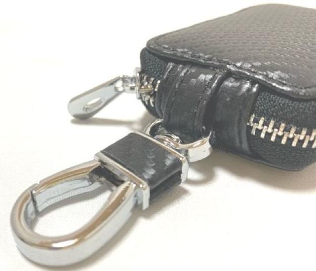 スマートキーケース type9 ブラック  本革風 < 自動車/バイク スマートキーケース type9 ブラック  本革風 < 自動車/バイク