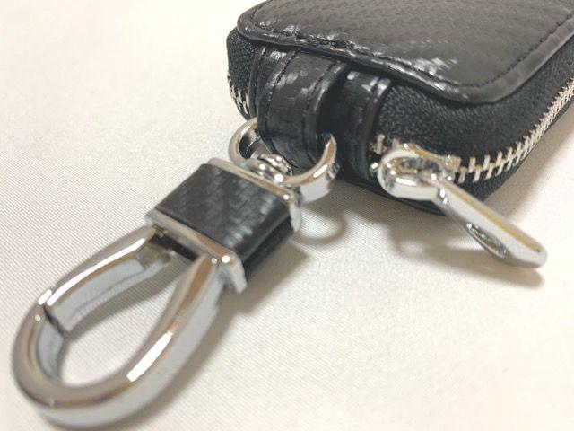 スマートキーケース type9 ブラック  本革風 < 自動車/バイク スマートキーケース type9 ブラック  本革風 < 自動車/バイク