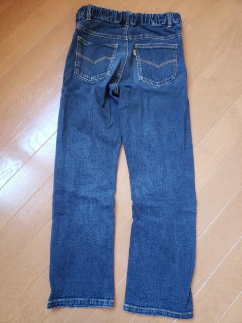 ☆美品☆pappパプ☆ストレッチストレートジーンズ☆130 < キッズ/ベビー  ☆美品☆pappパプ☆ストレッチストレートジーンズ☆130 < キッズ/ベビーの