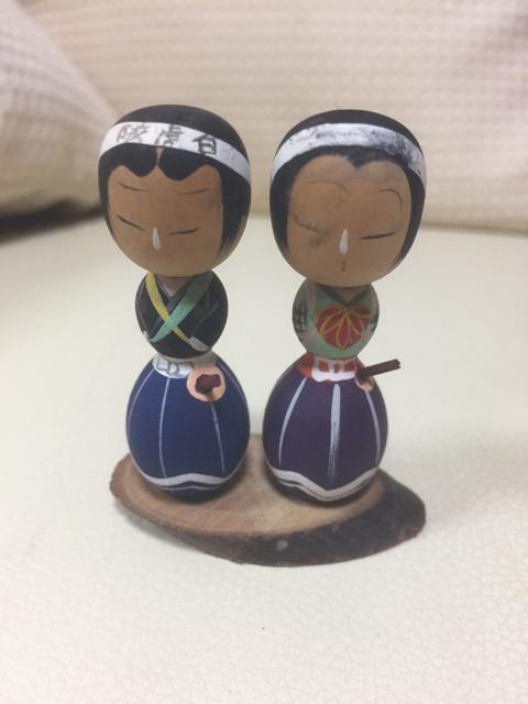 1100.木製ペアこけし☆白虎隊 < インテリア/ライフ  1100.木製ペアこけし☆白虎隊  < インテリア/ライフの