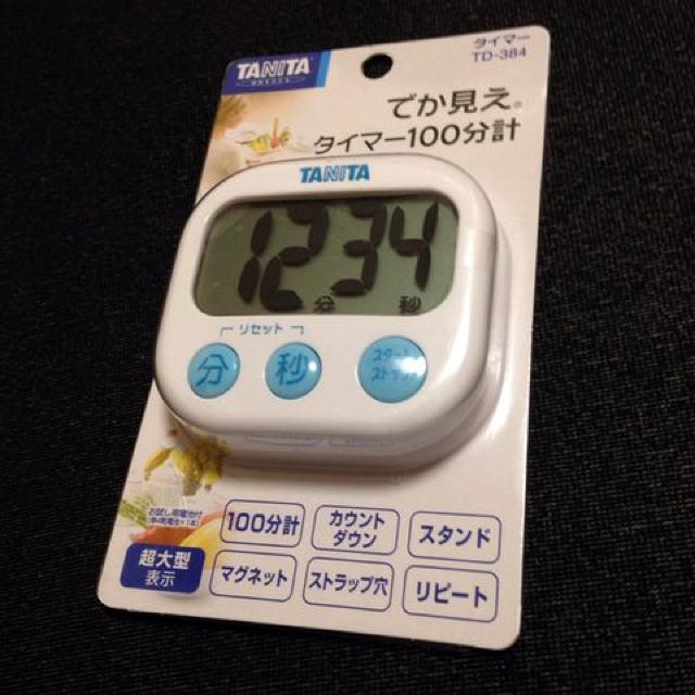 ★送料込★タニタ デジタルタイマー でか見えTD-384-WH【TD384WH < インテリア/ライフ  ★送料込★タニタ デジタルタイマー でか見えTD-384-WH【TD384WH  < インテリア/ライフの